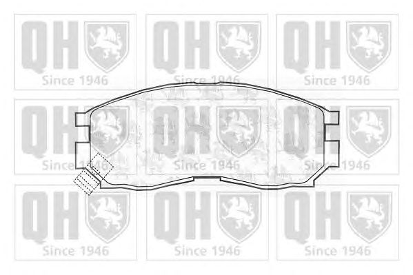 Тормозные колодки QUINTON HAZELL BP697