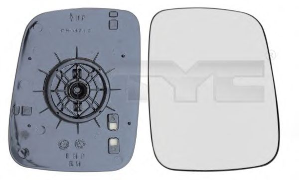 Скло дзеркала заднього виду TYC 337-0083-1