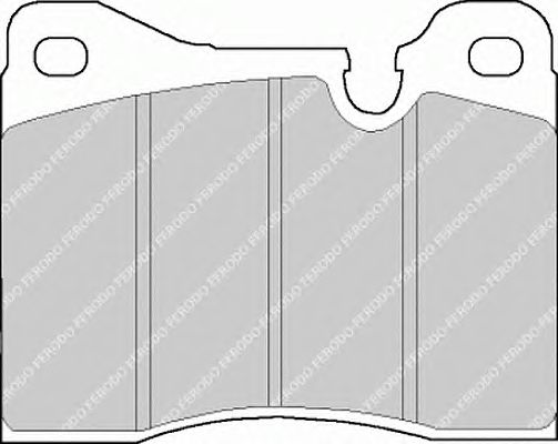 Тормозные колодки FERODO FDB163