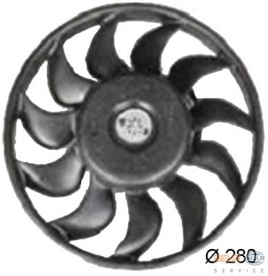 Вентилятор охлаждения HELLA 8EW 351 034-791