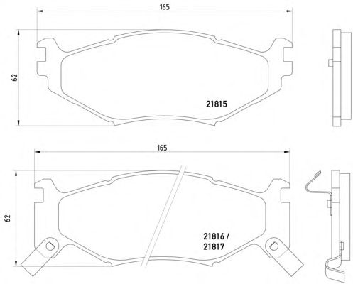 Гальмівні колодки MINTEX MDB1718