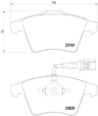 Тормозные колодки MINTEX MDB2745