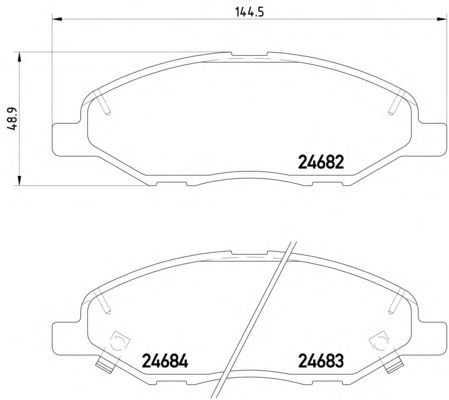 Тормозные колодки MINTEX MDB3009