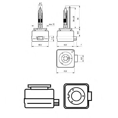Лампа накаливания PHILIPS 85409VIC1 (фара дальнего света, основная фара)