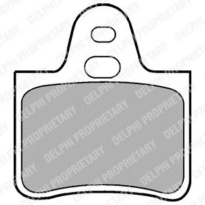 Тормозные колодки DELPHI LP127
