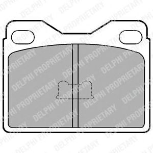 Тормозные колодки DELPHI LP145