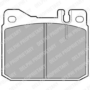 Тормозные колодки DELPHI LP427