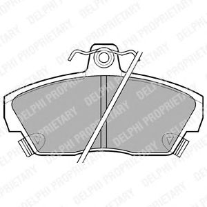 Тормозные колодки DELPHI LP618
