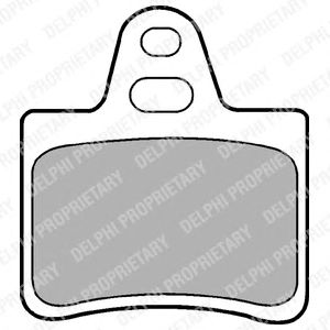 Тормозные колодки DELPHI LP655