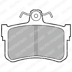Тормозные колодки DELPHI LP880
