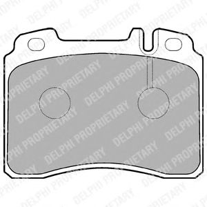 Тормозные колодки DELPHI LP929
