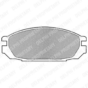 Тормозные колодки DELPHI LP983