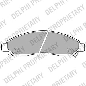 Тормозные колодки DELPHI LP2037
