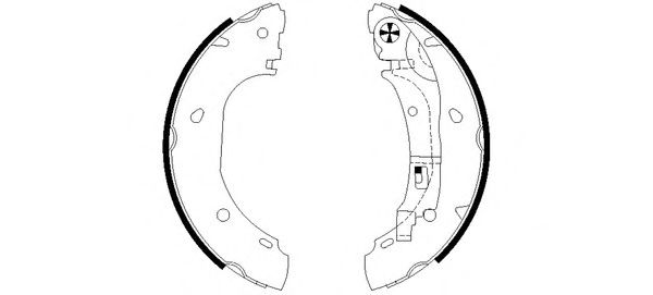 Тормозные колодки HELLA 8DB 355 002-681