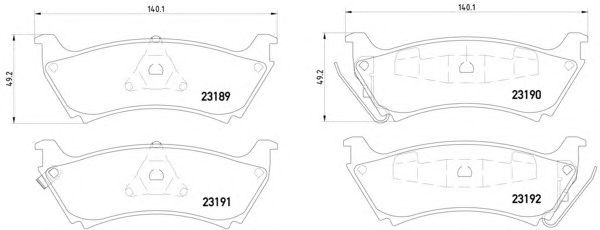 Тормозные колодки HELLA 8DB 355 008-671