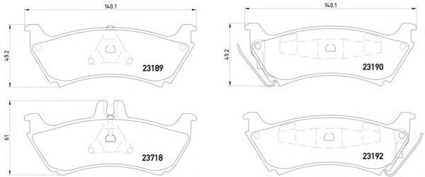 Тормозные колодки HELLA 8DB 355 009-241