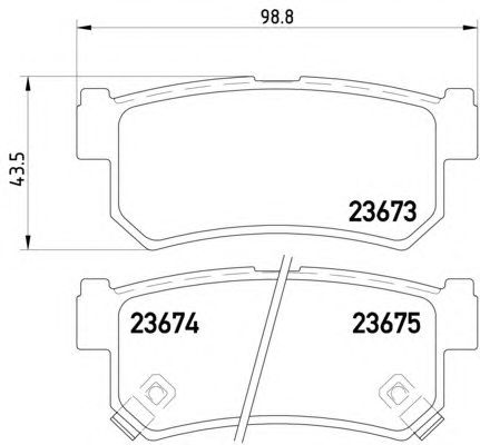 Тормозные колодки HELLA 8DB 355 012-501