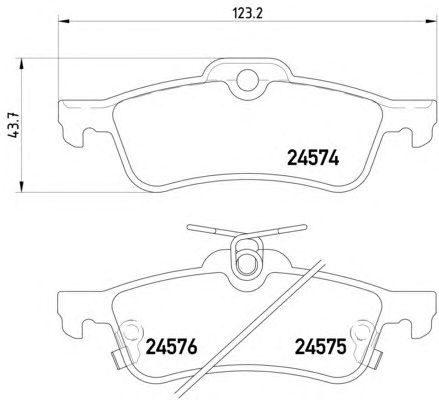 Тормозные колодки HELLA 8DB 355 013-461