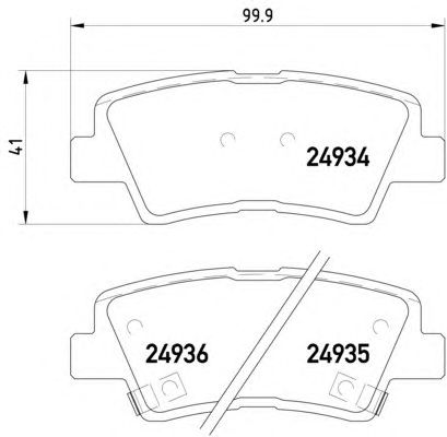 Тормозные колодки HELLA 8DB 355 014-571