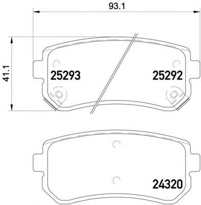Тормозные колодки HELLA 8DB 355 016-221