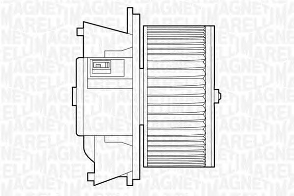 Вентилятор отопителя MAGNETI MARELLI 069412503010