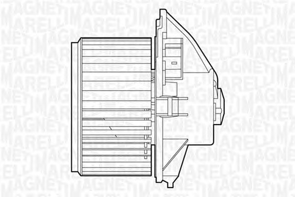 Вентилятор отопителя MAGNETI MARELLI 069412511010
