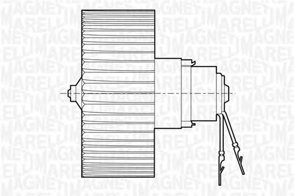 Вентилятор отопителя MAGNETI MARELLI 069401294010