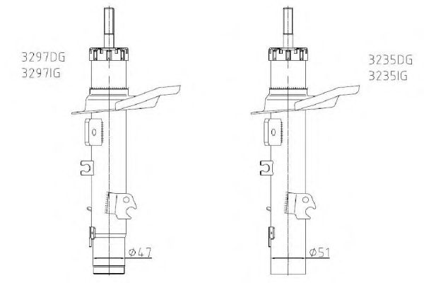 Амортизатор AL-KO 3235DG