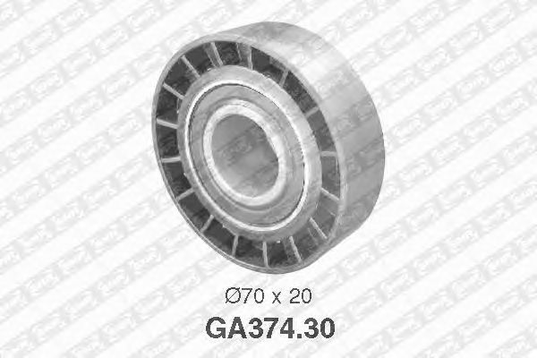 Натяжной ролик поликлинового ремня SNR GA374.30