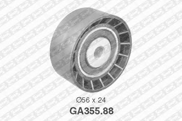 Направляющий / паразитный ролик  поликлинового ремня SNR GA355.88