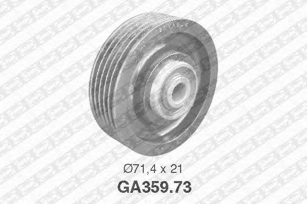 Направляющий / паразитный ролик  поликлинового ремня SNR GA359.73