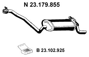 Глушитель EBERSPACHER 23.179.855