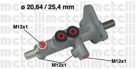 Главный тормозной цилиндр METELLI 05-0628