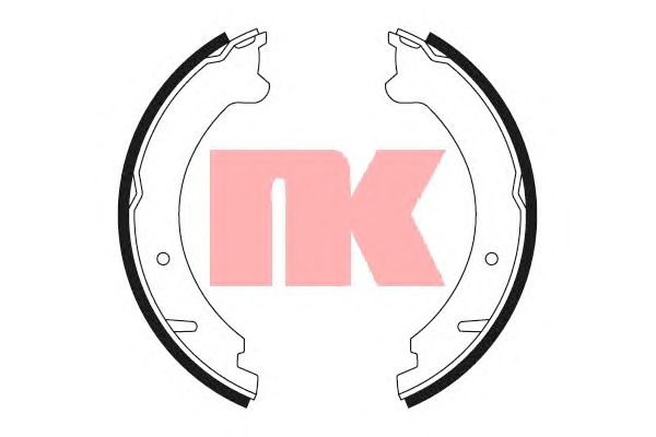 Тормозные колодки ручника NK 2748506