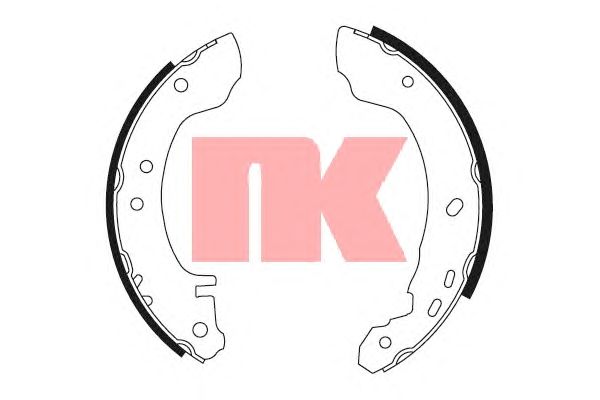 Тормозные колодки NK 2722531