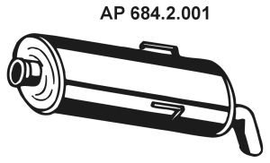Глушитель EBERSPACHER 684.2.001