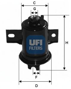 Топливный фильтр UFI 31.599.00