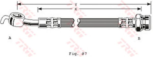 Тормозной шланг TRW PHD290