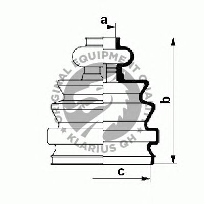 Комплект пыльника ШРУСа QH International QJB1013