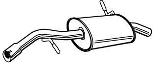 Глушитель WALKER 22954