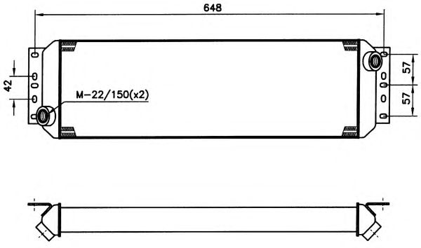 Масляный радиатор NRF 31088