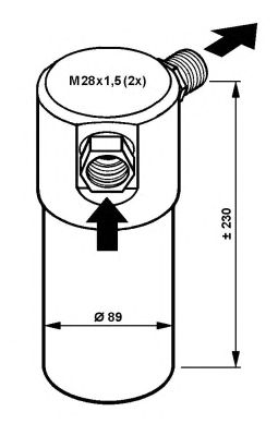 Осушувач кондиціонера NRF 33084