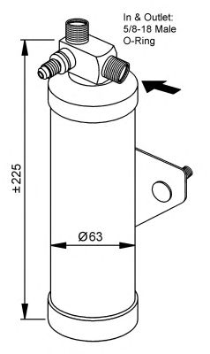 Осушитель кондиционера NRF 33161