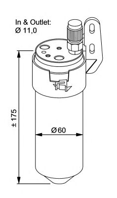 Осушитель кондиционера NRF 33200