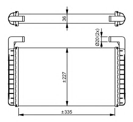 Радіатор опалення NRF 54299