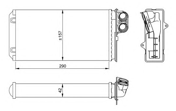 Радіатор опалення NRF 58036