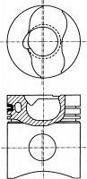 Поршень NURAL 87-280400-00