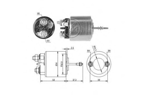 Втягивающее реле ERA ZM595
