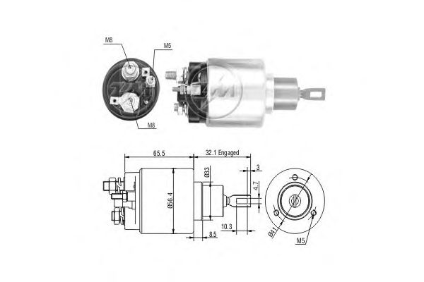 Втягивающее реле ERA ZM675