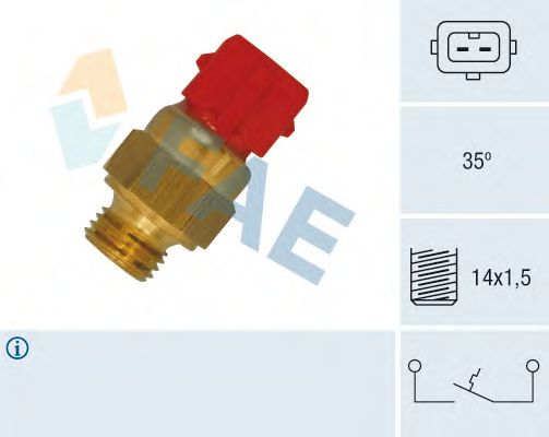 Датчик температуры охлаждающей жидкости FAE 35871